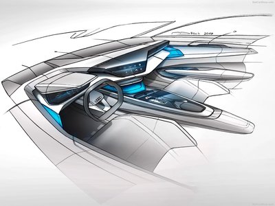 Audi e-tron GT Concept 2018 Mouse Pad 1365399