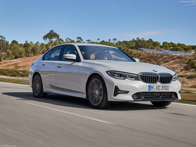 BMW 320d Sport Line 2019 Poster with Hanger