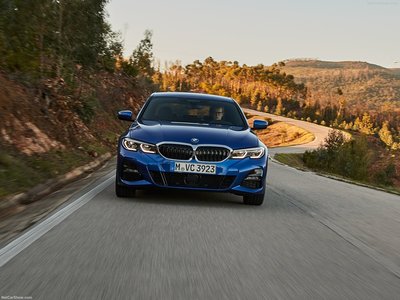BMW 330i M Sport 2019 Poster with Hanger