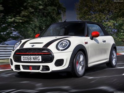 Mini John Cooper Works Convertible 2019 Poster with Hanger