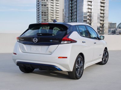 Nissan Leaf e plus 2019 Poster with Hanger