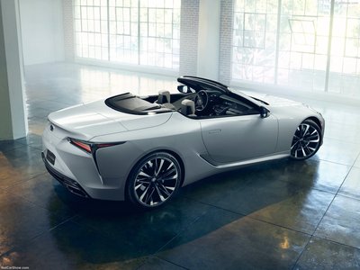 Lexus LC Convertible Concept 2019 Poster with Hanger