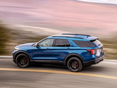 Ford Explorer ST 2020 canvas poster