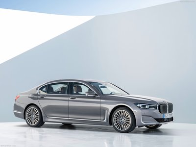 BMW 7-Series 2020 metal framed poster