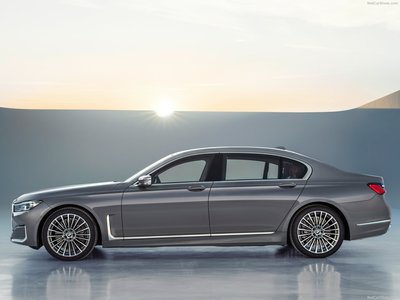 BMW 7-Series 2020 metal framed poster