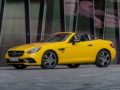 Mercedes-Benz SLC Final Edition 2019 Poster with Hanger