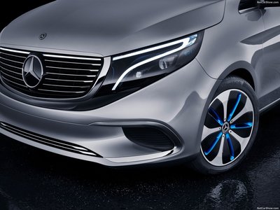 Mercedes-Benz EQV Concept 2019 Poster with Hanger