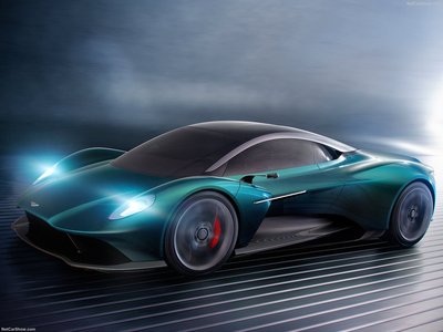 Aston Martin Vanquish Vision Concept 2019 Poster with Hanger