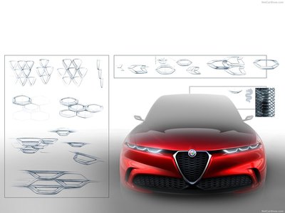 Alfa Romeo Tonale Concept 2019 Poster with Hanger