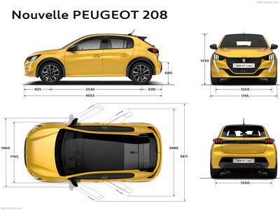 Peugeot 208 2020 Mouse Pad 1369252