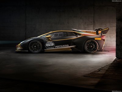Lamborghini Huracan Super Trofeo Evo Collector 2019 Poster with Hanger