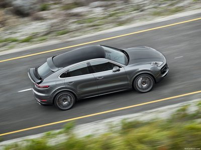 Porsche Cayenne Turbo Coupe 2020 Poster with Hanger