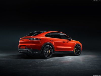 Porsche Cayenne Coupe 2020 Poster with Hanger