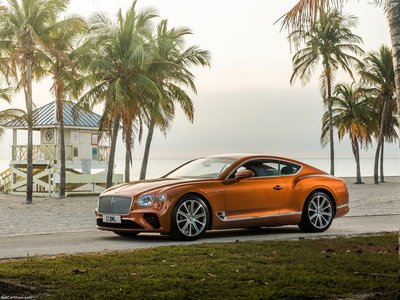 Bentley Continental GT V8 2020 Poster with Hanger