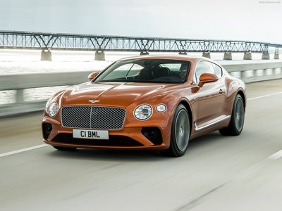 Bentley Continental GT V8 2020 Poster with Hanger