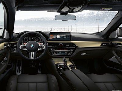 BMW M5 Edition 35 2019 wooden framed poster