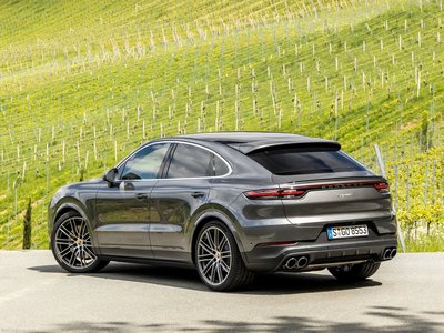 Porsche Cayenne S Coupe 2020 Poster with Hanger