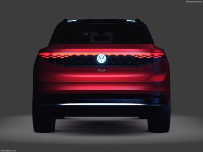 Volkswagen ID Roomzz Concept 2019 Poster with Hanger