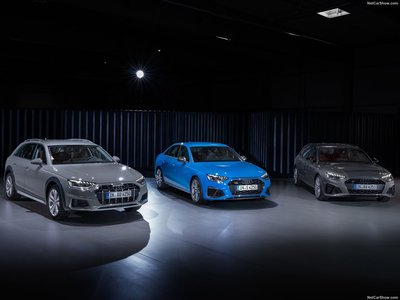 Audi A4 allroad quattro 2020 canvas poster