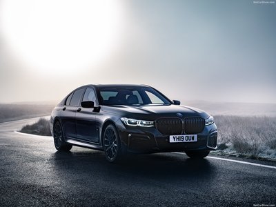 BMW 7-Series [UK] 2020 metal framed poster