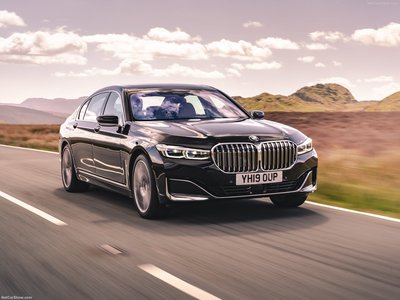 BMW 7-Series [UK] 2020 metal framed poster