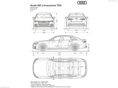 Audi S6 Sedan TDI 2020 Poster with Hanger