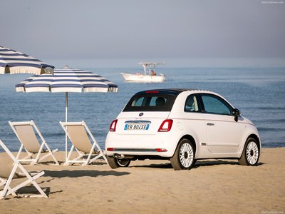 Fiat 500 Dolcevita 2019 Poster with Hanger