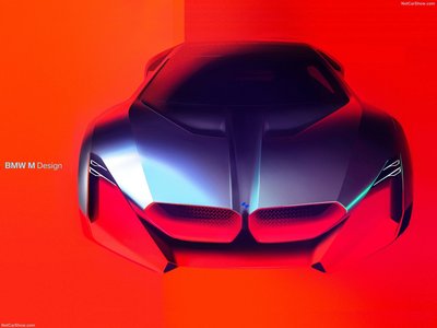 BMW Vision M Next Concept 2019 metal framed poster