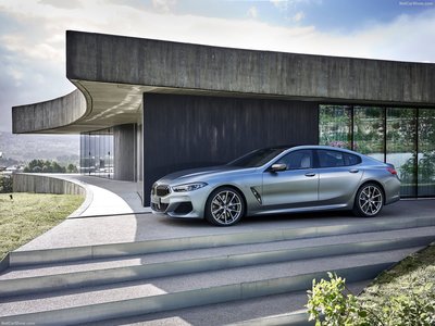 BMW 8-Series Gran Coupe 2020 metal framed poster