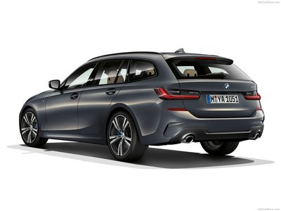 BMW 3-Series Touring 2020 Poster with Hanger