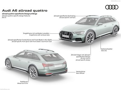 Audi A6 allroad quattro 2020 tote bag