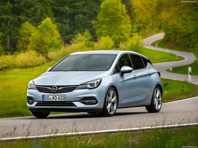 Opel Astra 2020 canvas poster