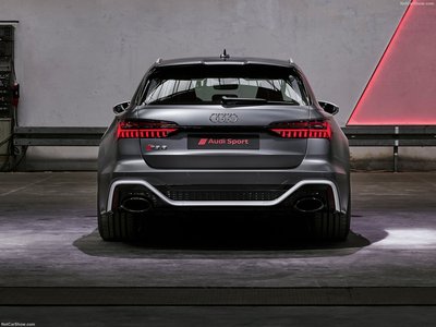 Audi RS6 Avant  2020 metal framed poster