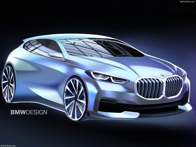 BMW 1-Series  2020 metal framed poster