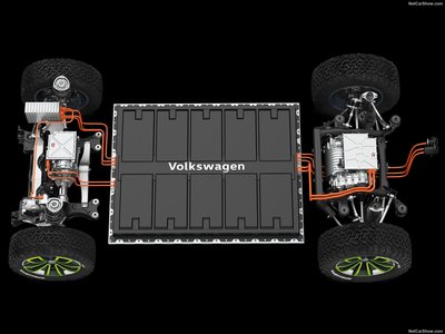 Volkswagen ID Buggy Concept  2019 metal framed poster