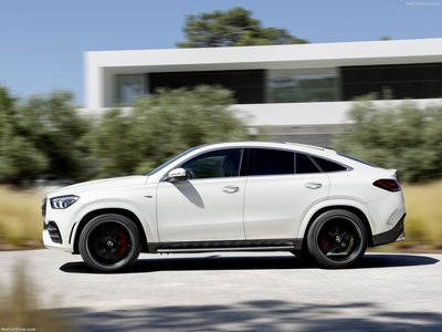 Mercedes-Benz GLE53 AMG 4Matic Coupe  2020 metal framed poster
