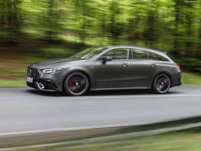 Mercedes-Benz CLA45 S AMG 4Matic Shooting Brake 2020 Poster with Hanger