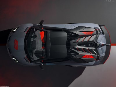 Lamborghini Aventador SVJ 63 Roadster  2020 Poster with Hanger