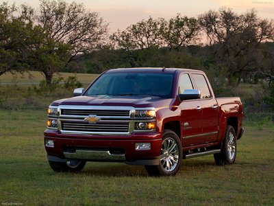 Chevrolet Silverado High Country 2014 Poster with Hanger