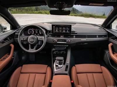 Audi A4 allroad quattro 2020 wooden framed poster