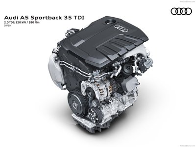 Audi A5 Sportback 2020 metal framed poster
