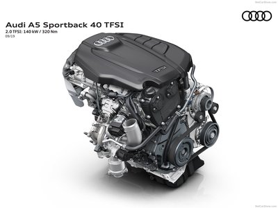Audi A5 Sportback 2020 metal framed poster