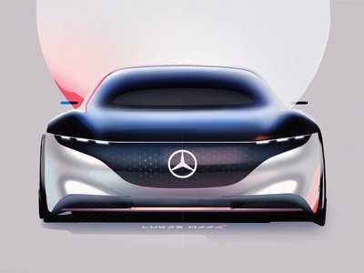 Mercedes-Benz Vision EQS Concept 2019 Mouse Pad 1381234