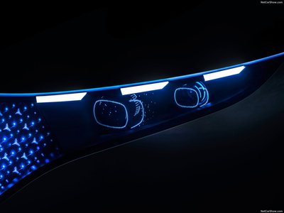Mercedes-Benz Vision EQS Concept 2019 Poster with Hanger