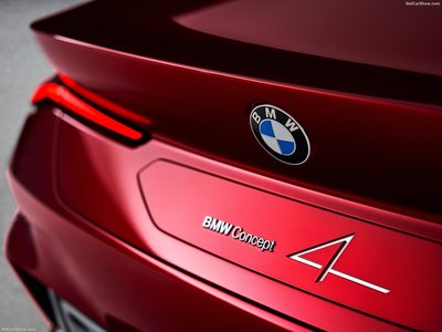 BMW 4 Concept 2019 metal framed poster