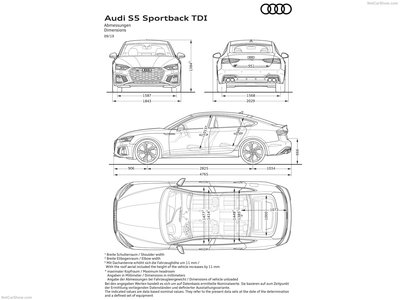 Audi S5 Sportback TDI 2020 Poster with Hanger