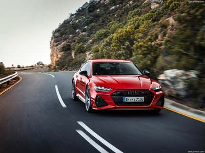 Audi RS7 Sportback 2020 metal framed poster
