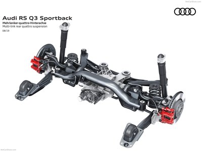 Audi RS Q3 Sportback 2020 metal framed poster