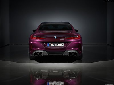 BMW M8 Gran Coupe Competition 2020 metal framed poster