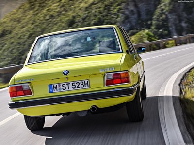 BMW 5-Series 1975 wooden framed poster
